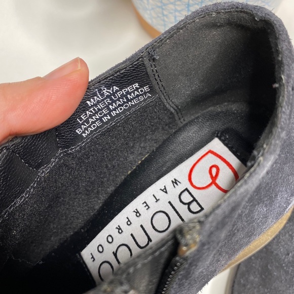 Blondo Black Waterproof Malaya Ankle Boots 7.5 - Picture 3 of 6